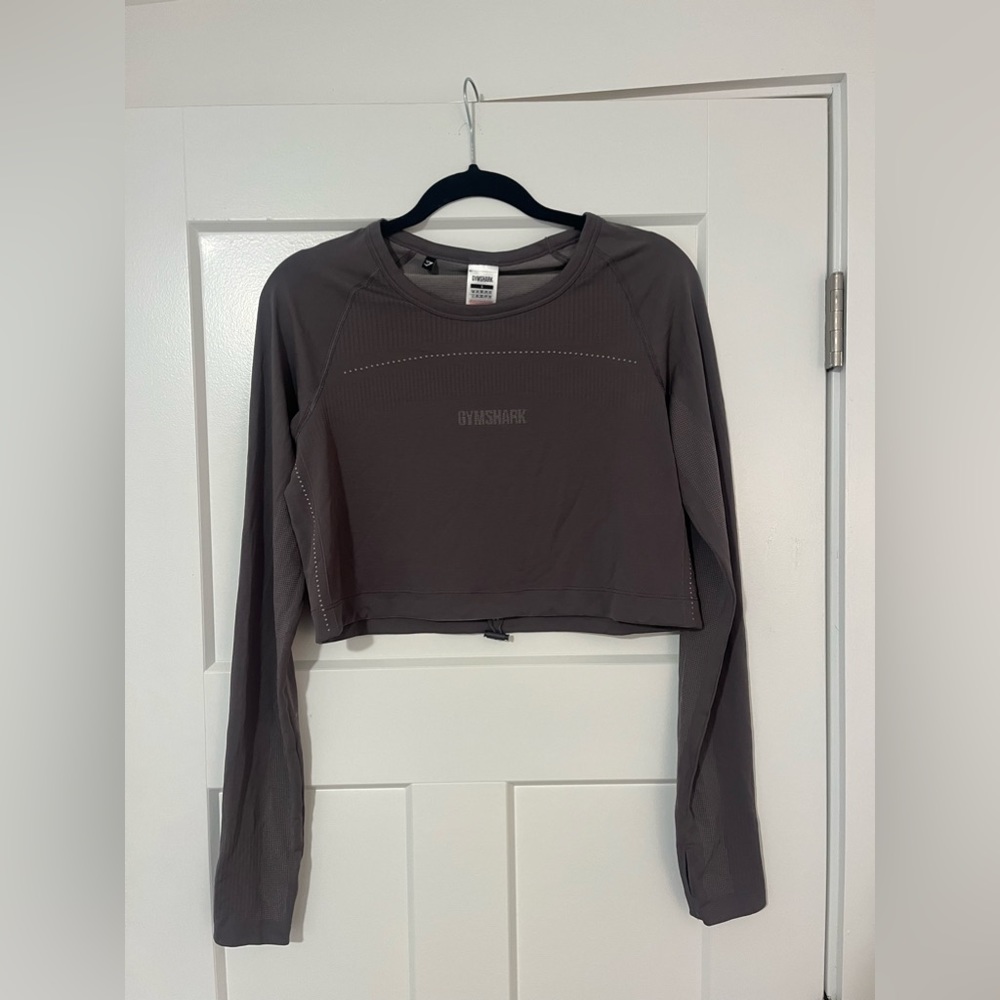 Gymshark Breeze Lightweight Seamless Crop Top Purple size small